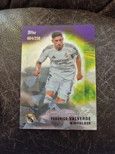 Federico Valverde 2025 Topps Real Madrid Team Set Parallel /250