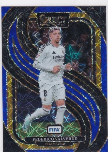 Federico Valverde 2024 Panini Select Blue Lazer Prizm