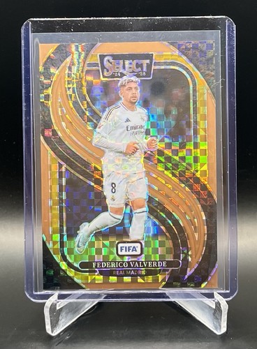 Federico Valverde 2024 Panini Select Bronze Checker /75