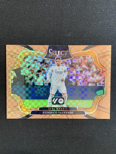Federico Valverde 2025 Panini Select Bronze Checker /99