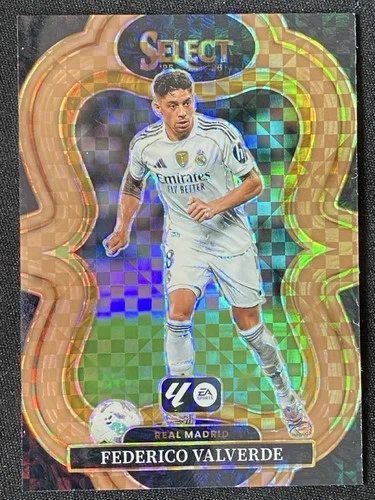 Federico Valverde 2025 Panini Select Bronze Checker /99