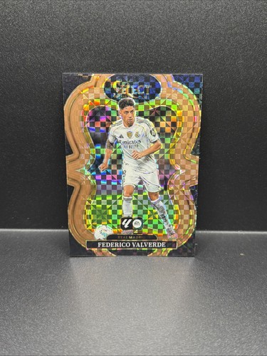 Federico Valverde 2025 Panini Select Bronze Checker Prizm /99