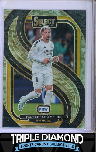 Federico Valverde 2024 Panini Select Camo Prizm /135