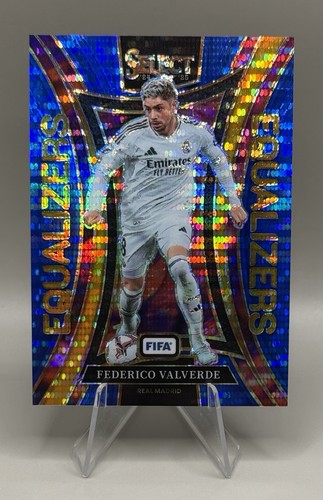 Federico Valverde 2024 Panini Select FIFA Blue Pulsar Prizm #14