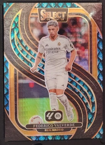 Federico Valverde 2024 Panini Select Jade Dragon Scale Prizm /28