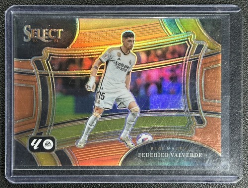 Federico Valverde 2023 Panini Select La Liga Orange Prizm 206/49