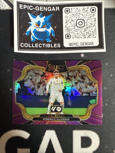 Federico Valverde 2025 Panini Select La Liga Purple /125