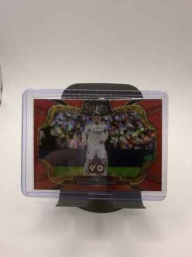 Federico Valverde 2025 Panini Select La Liga Red Wave Field Level /59