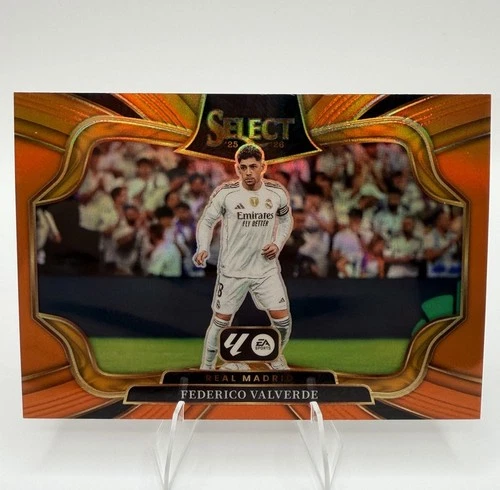 Federico Valverde 2025 Panini Select Orange Prizm /75