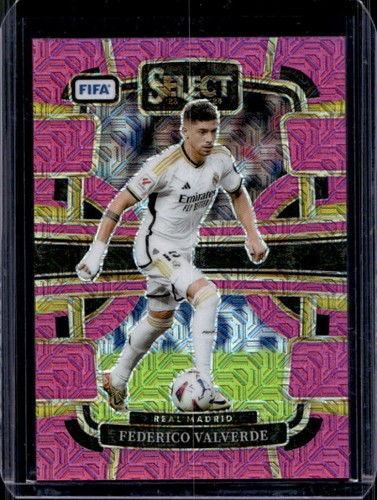 Federico Valverde 2023 Panini Select Pink Mojo Prizm /199