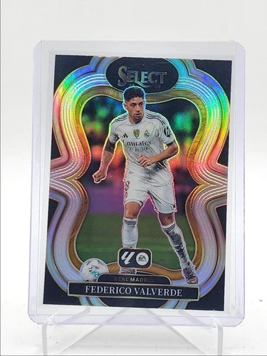 Federico Valverde 2025 Panini Select Plata Prizm