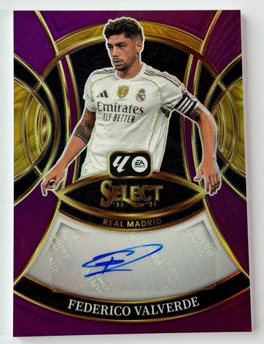 Federico Valverde 2025 Panini Select Purple /49