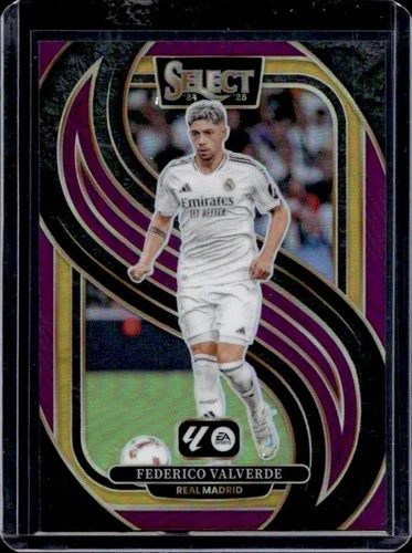 Federico Valverde 2024 Panini Select Purple Prizm /99