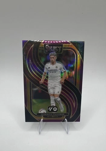 Federico Valverde 2024 Panini Select Purple Prizm /99