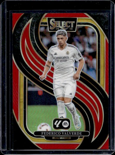 Federico Valverde 2024 Panini Select Red Prizm #114