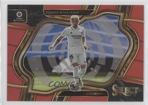 Federico Valverde 2022 Panini Select Red Prizm