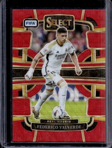 Federico Valverde 2023 Panini Select Red Wave Prizm /149