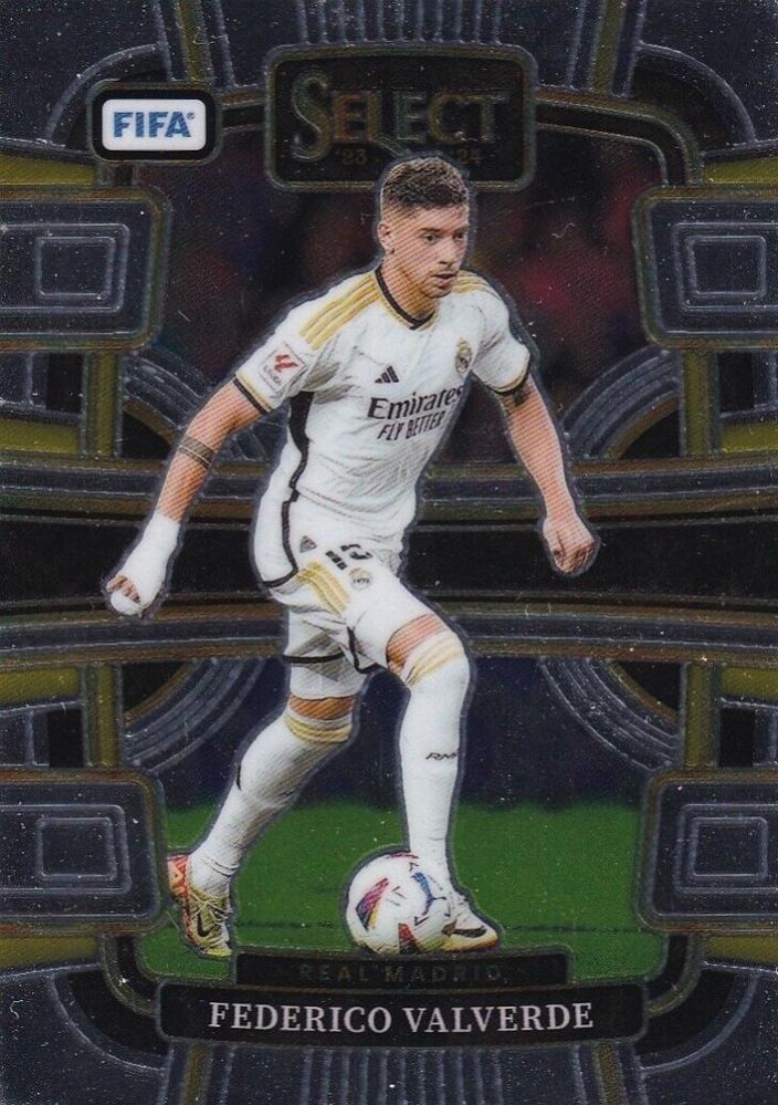 Federico Valverde 2023 Panini Select Set FIFA - Terrace - Zebra /25