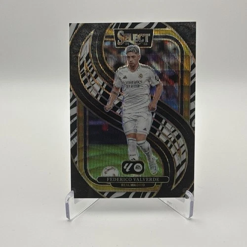 Federico Valverde 2024 Panini Select Zebra Prizm