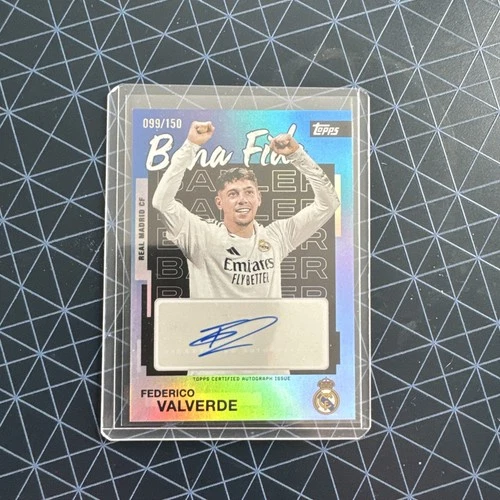 Federico Valverde 2025 Topps Team Set Real Madrid 099/150