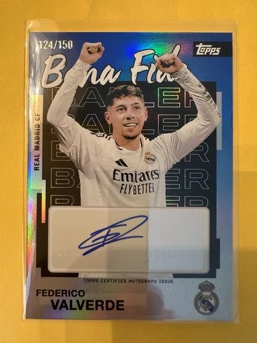 Federico Valverde 2025 Topps Team Set Real Madrid /150