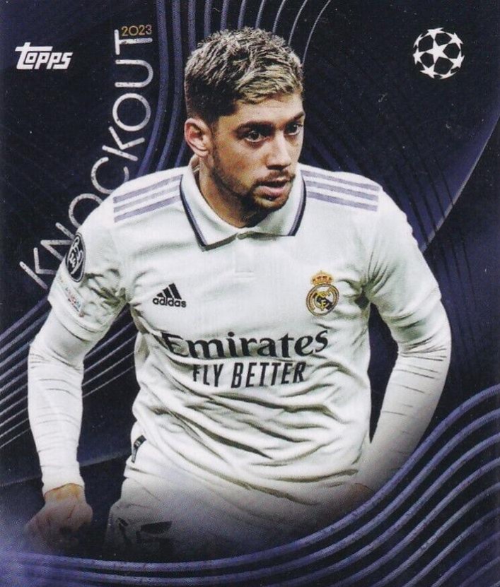 Federico Valverde 2023 Topps Knockout UEFA Champions League
