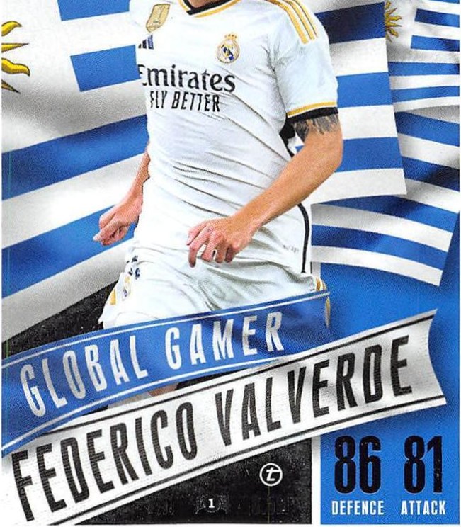 Federico Valverde 2023 Topps Match Attax UEFA Club Competitions Extra