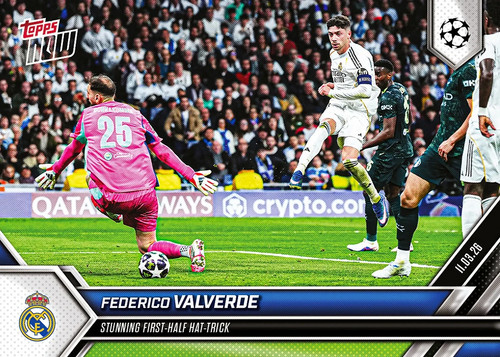 Federico Valverde 2025 Topps NOW #104