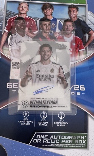 Federico Valverde 2025 Topps UCC Flagship 25/26