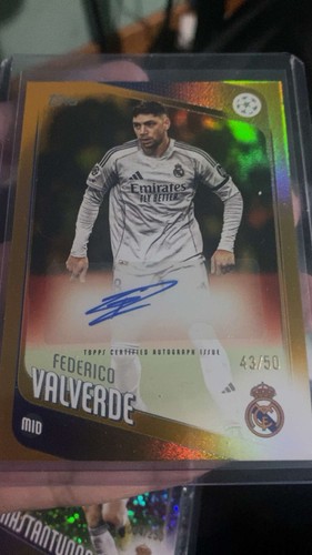 Federico Valverde 2025 Topps UCC Flagship Gold /50