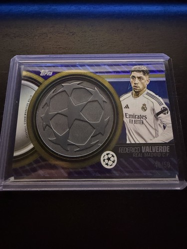 Federico Valverde 2025 Topps UEFA Champions League Gold /50