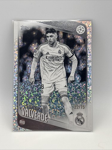 Federico Valverde 2026 Topps UEFA Champions League White Sparkle /75