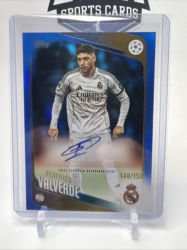 Federico Valverde 2025 Topps UEFA Club Competitions Blue /150