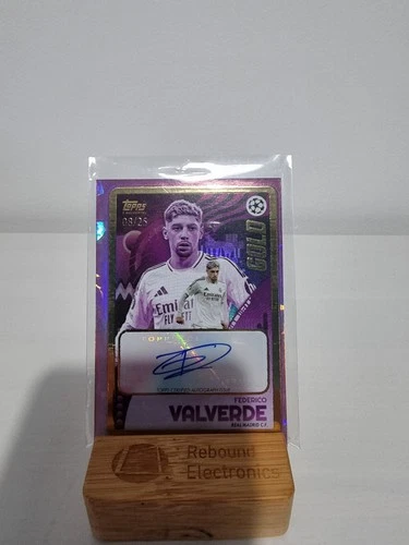 Federico Valverde 2024 Topps UEFA Club Competitions Gold /25