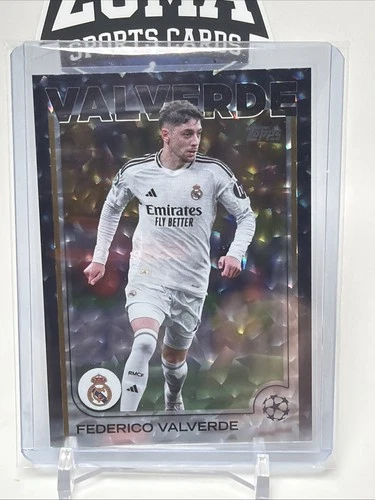 Federico Valverde 2025 Topps UEFA Club Competitions Icy Black Foil /10