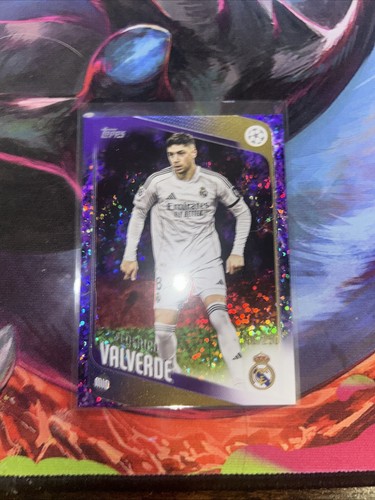 Federico Valverde 2025 Topps UEFA Club Competitions Purple Foil /250