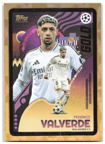 Federico Valverde 2024 Topps UEFA Gold