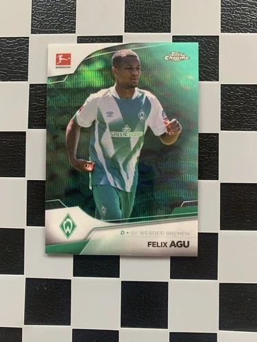 Felix Agu 2022 Topps Chrome Aqua /275