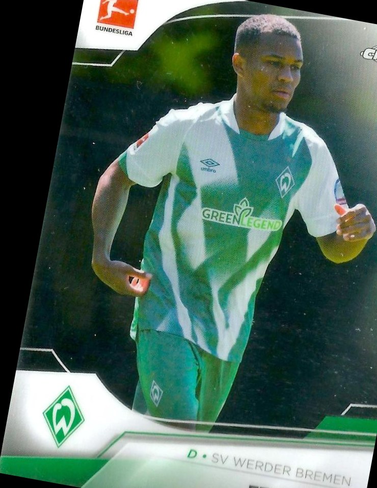 Felix Agu 2022 Topps Chrome Bundesliga 22