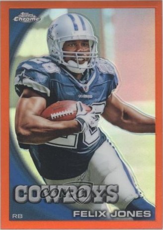 Felix Jones 2010 Topps Chrome Orange Refractor