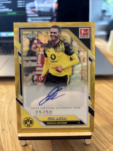 Felix Nmecha 2025 Topps Chrome Bundesliga /50