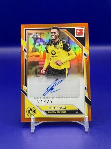 Felix Nmecha 2025 Topps Chrome Bundesliga Orange /25