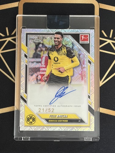 Felix Nmecha 2025 Topps Chrome Bundesliga ToppsFractor /52