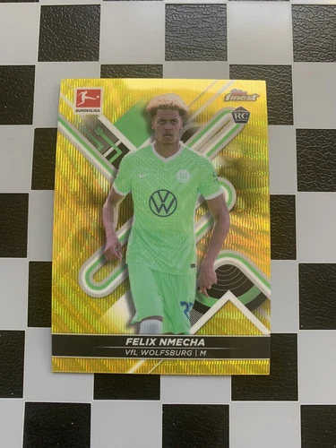 Felix Nmecha 2021 Topps Finest Amarillo /350