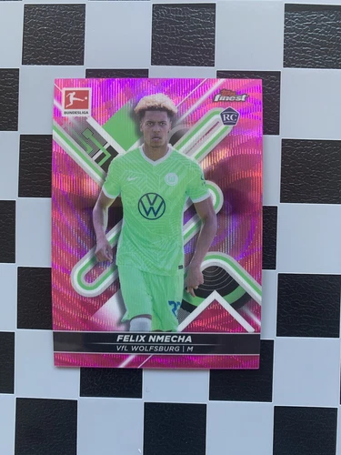 Felix Nmecha 2021 Topps Finest Rosa /300