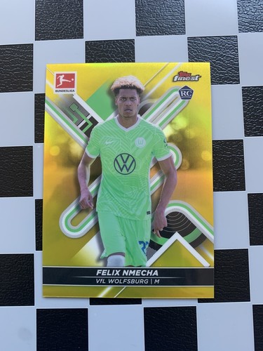 Felix Nmecha 2021 Topps Finest Yellow /350