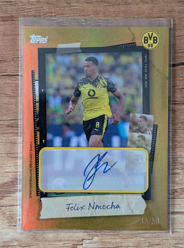 Felix Nmecha 2025 Topps Focus Gold /50