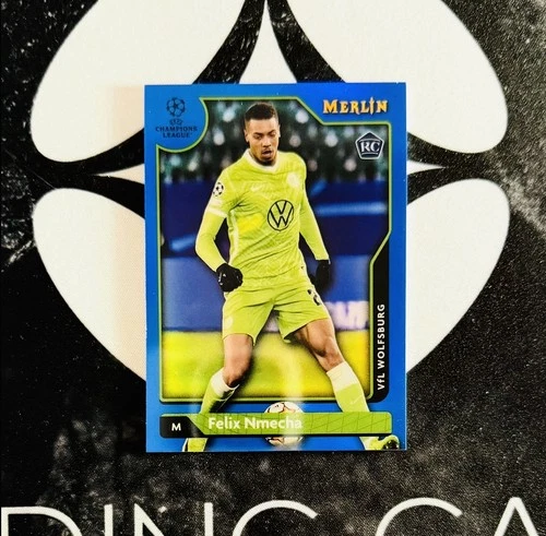 Felix Nmecha 2021 Topps Merlin Chrome UEFA Champions League Blue /75