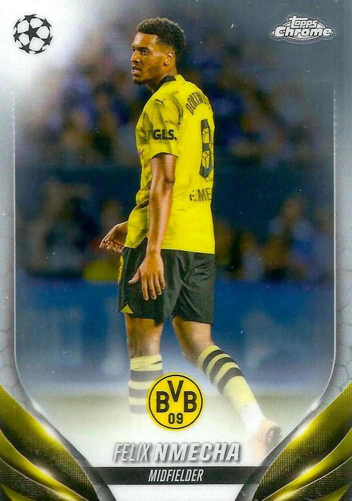 Felix Nmecha 2023 Topps Chrome UEFA Club Competitions