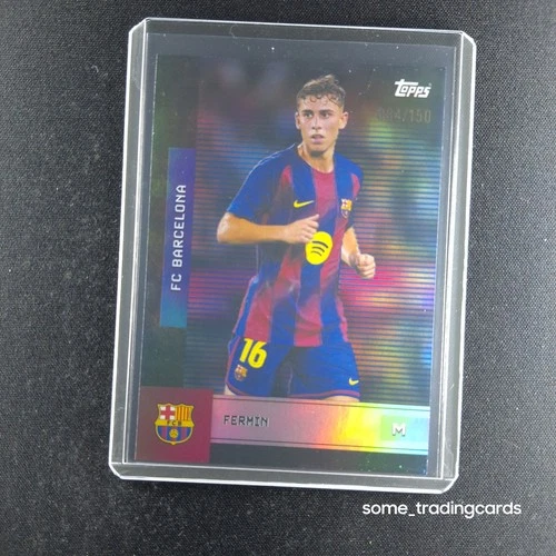 Fermin Lopez 2024 Topps Barcelona Team Set Blue /150